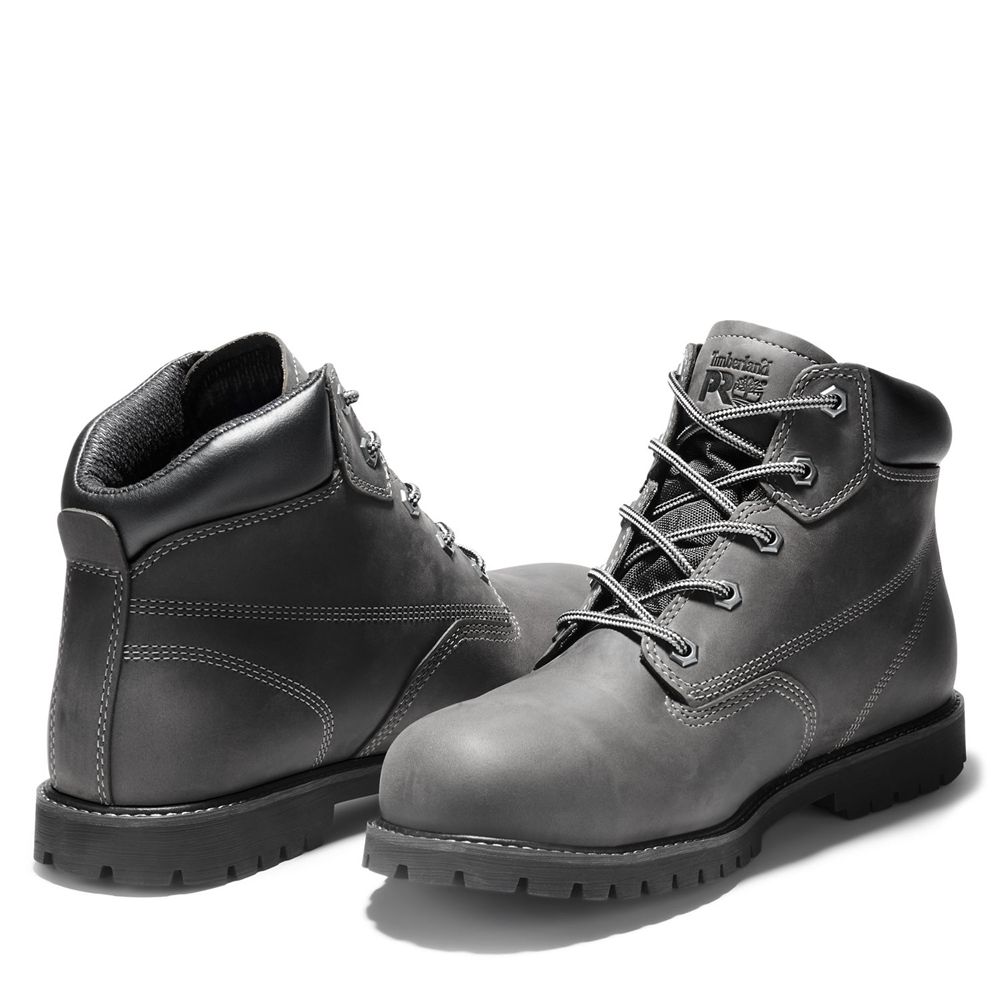 Bocanci De Muncă Timberland Barbati Negrii - Pro® Gritstone Steel Toe - Romania - JHQMZF270